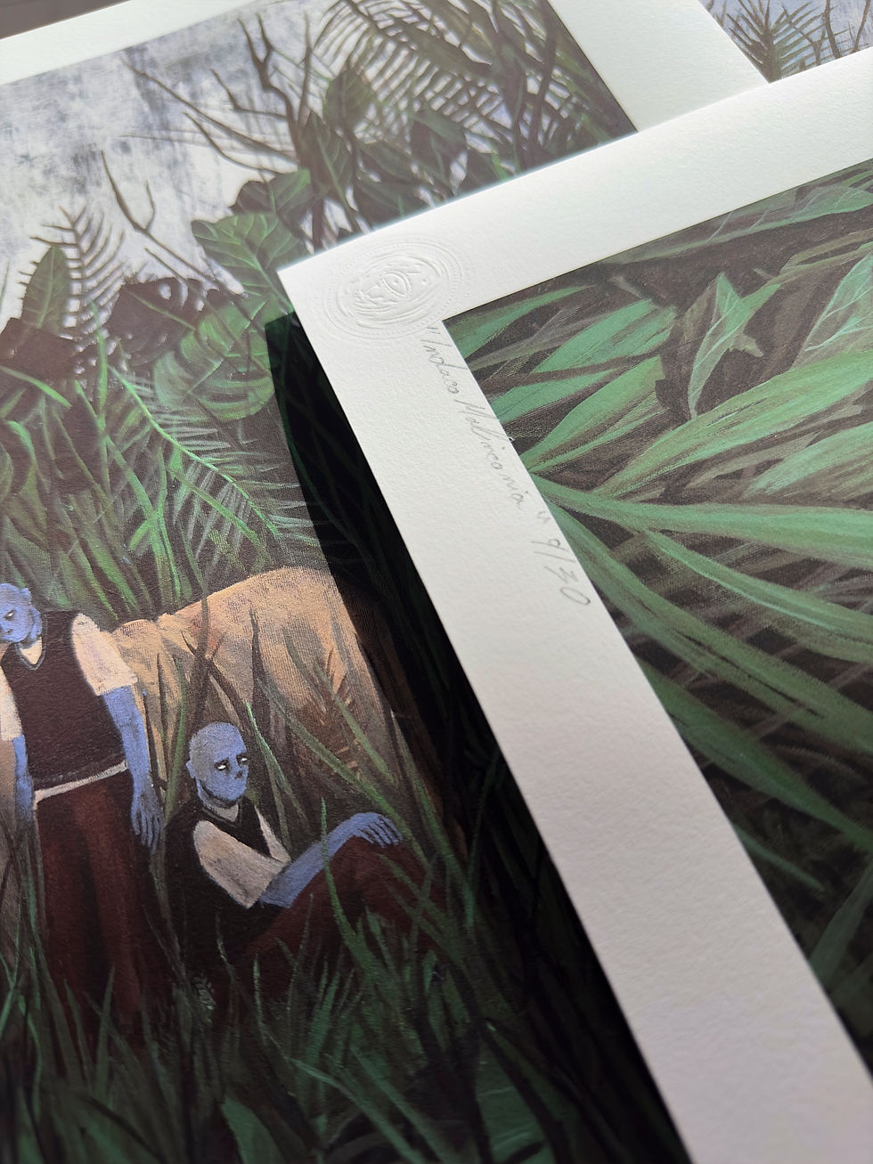 Thumbnail: SOLD OUT / 'Indaco Malinconia'  Limited and signed prints