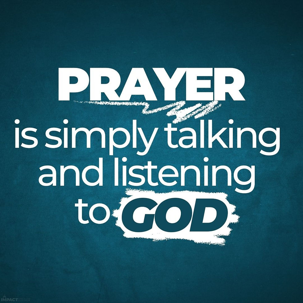 Thumbnail: Life Principle: Prayer is simply talking and listening to God