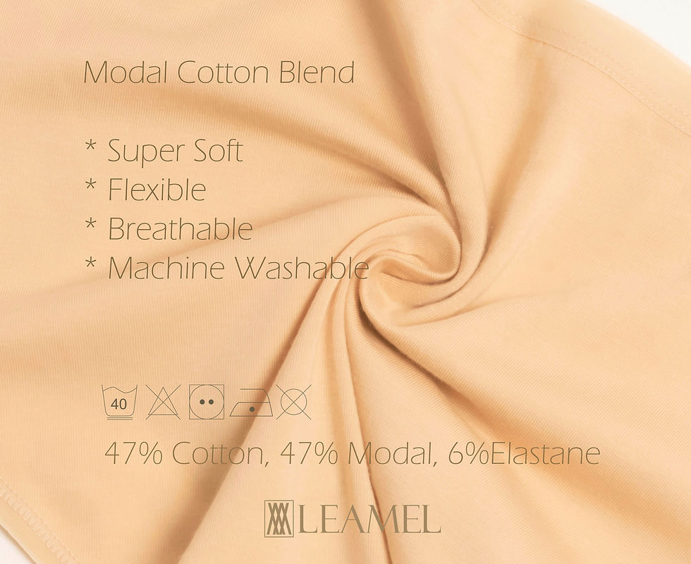 Thumbnail: Modal Cotton Soft Full Briefs Knickers Nude 3 Pairs Pack