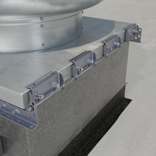 Thumbnail: DRIPLOC Type#2-S Exhaust Fan Hinge Kit For Offset fan base