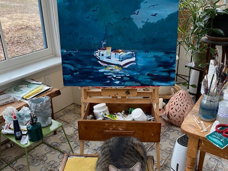 The best bit of a home studio? Cats