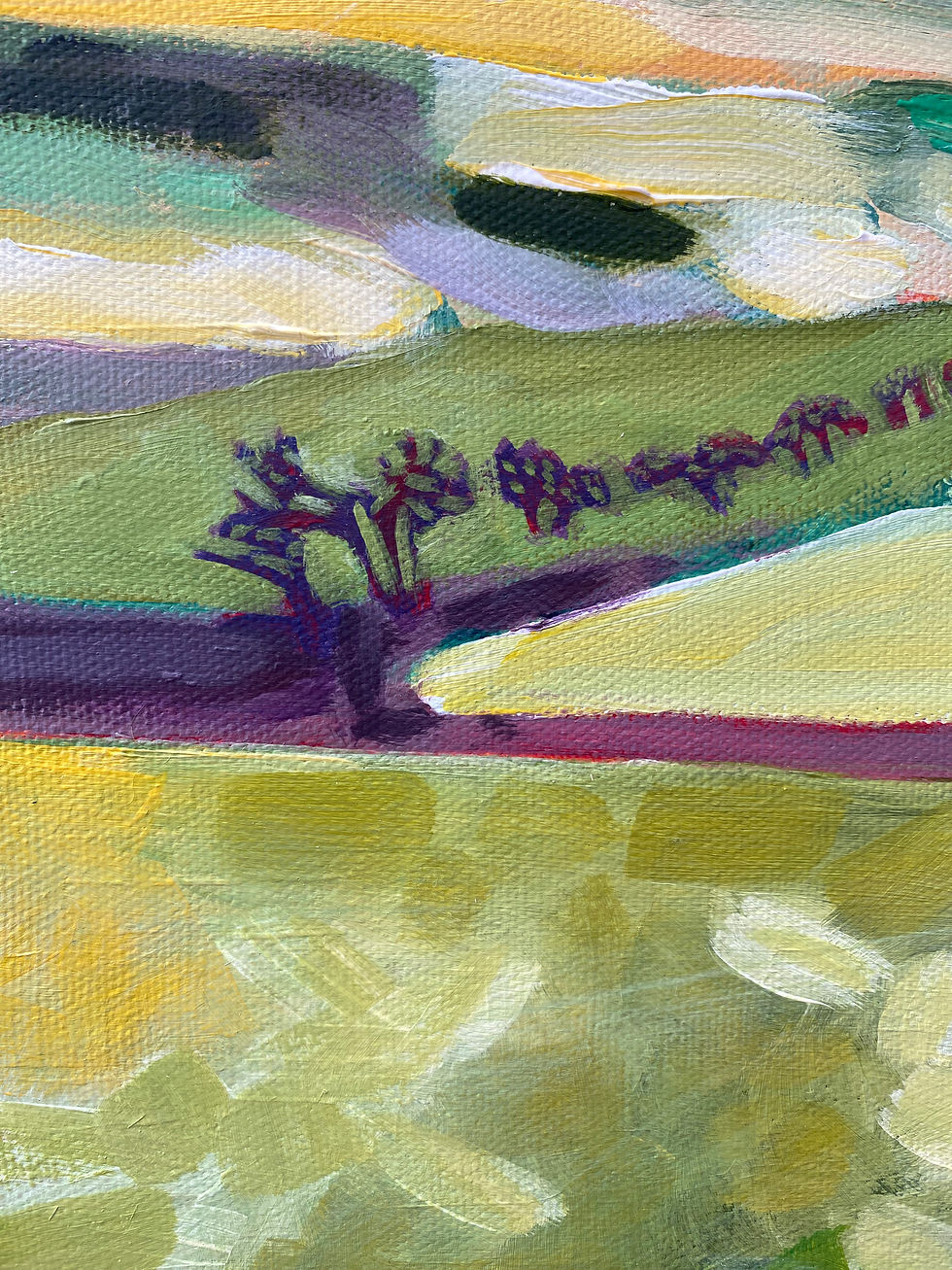 Thumbnail: “Away to me” 24” x 20” acrylic on canvas