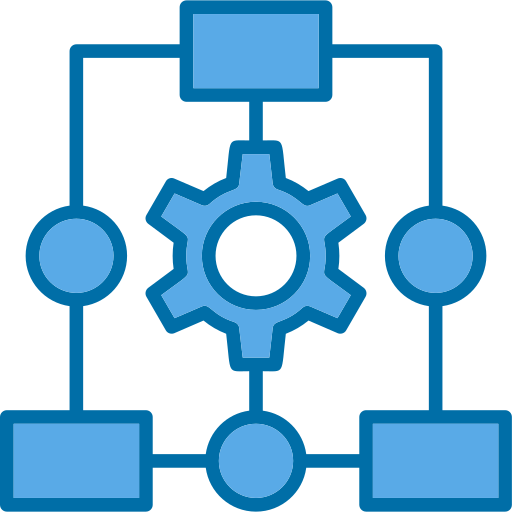 Icon representing workflow