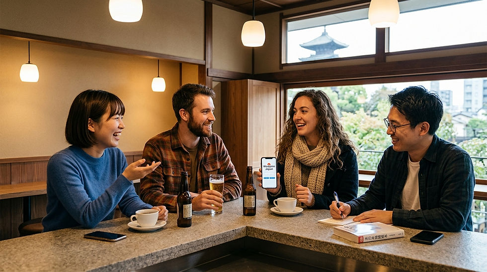 🎨 京都で【ランゲージエクスチェンジ】英会話の実践&外国人の友達作り!木屋町・七条で言語交換イベントレビュー評判口コミ🇬🇧✈️