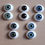 Miniaturbild: Solid Glass Eyes - 8mm