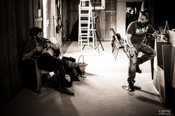 Le testament de Vanda / backstage