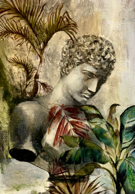 #antique #buste #végétal #corinneyvernault
