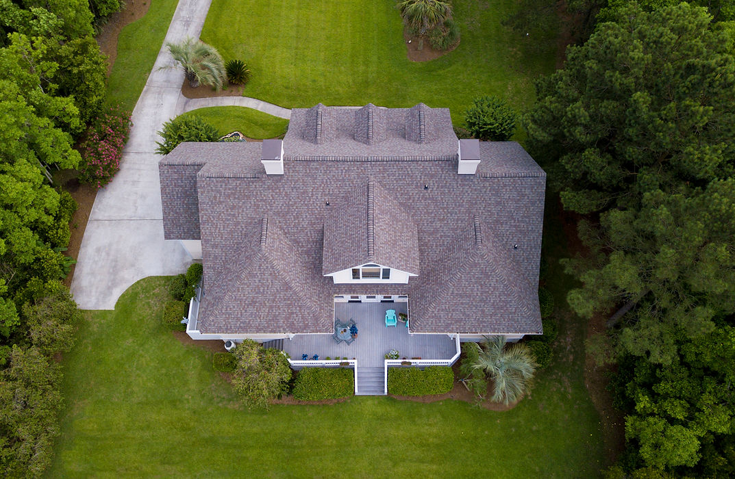 Aerial View of a Beautiful Property