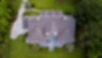 Wide angle view of a newly installed roof on a residential home