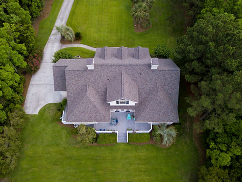 Aerial View of a Beautiful Property