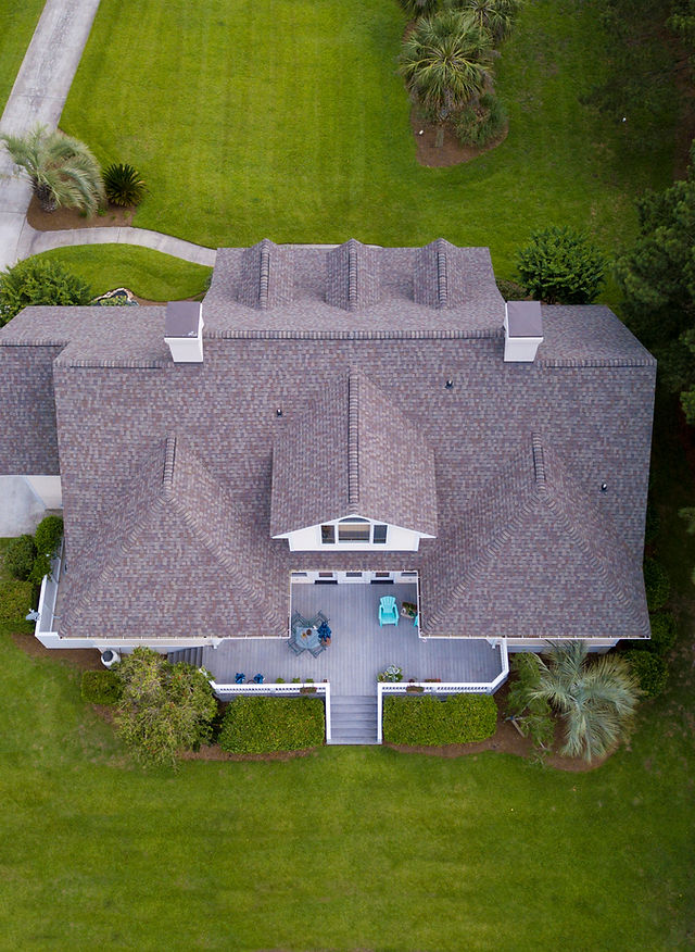Aerial View of a Beautiful Property