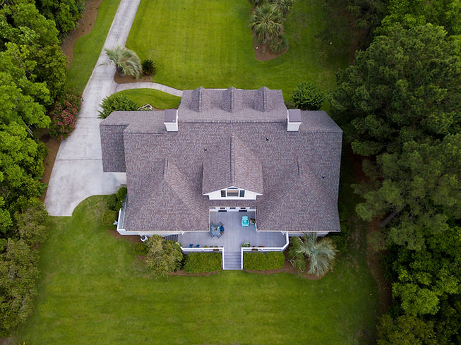 Aerial View of a Beautiful Property