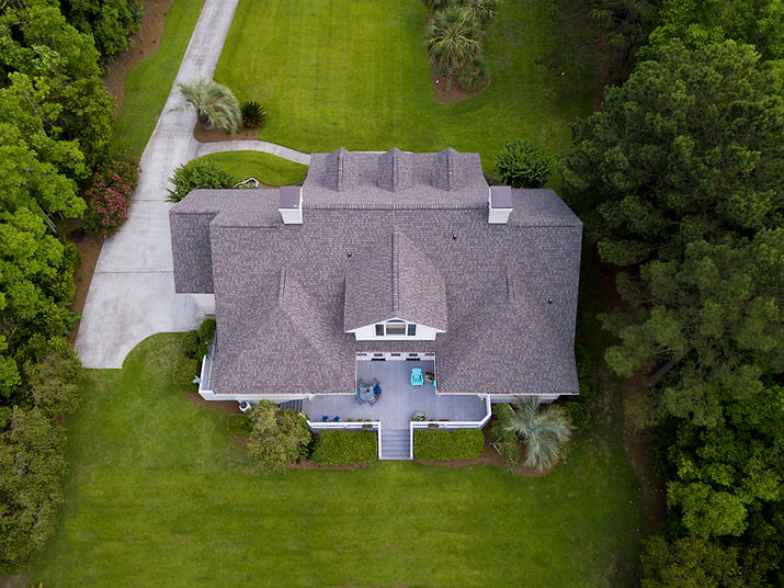Aerial View of a Beautiful Property