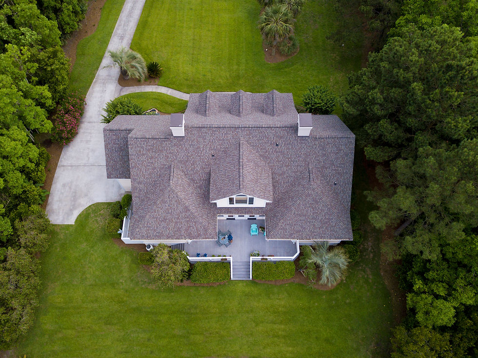 Aerial View House
