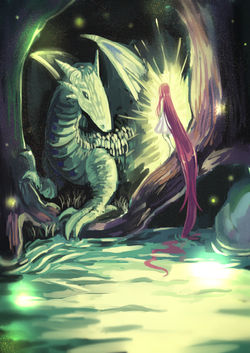 森と不思議な少女