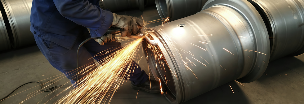 Polishing for Construction Wheel