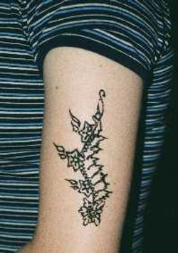 Henna Arm Design