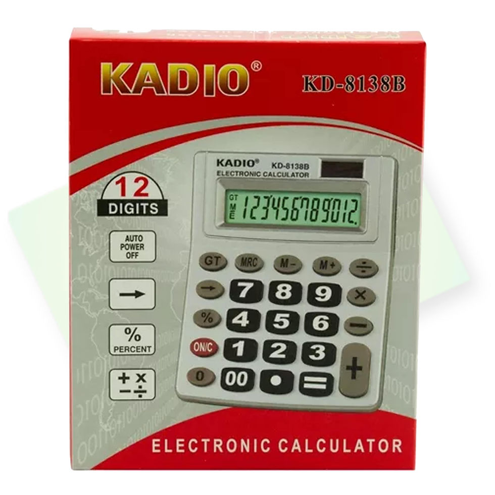 Miniatura: Calculadora escritorio 12 dígitos KD-8138B