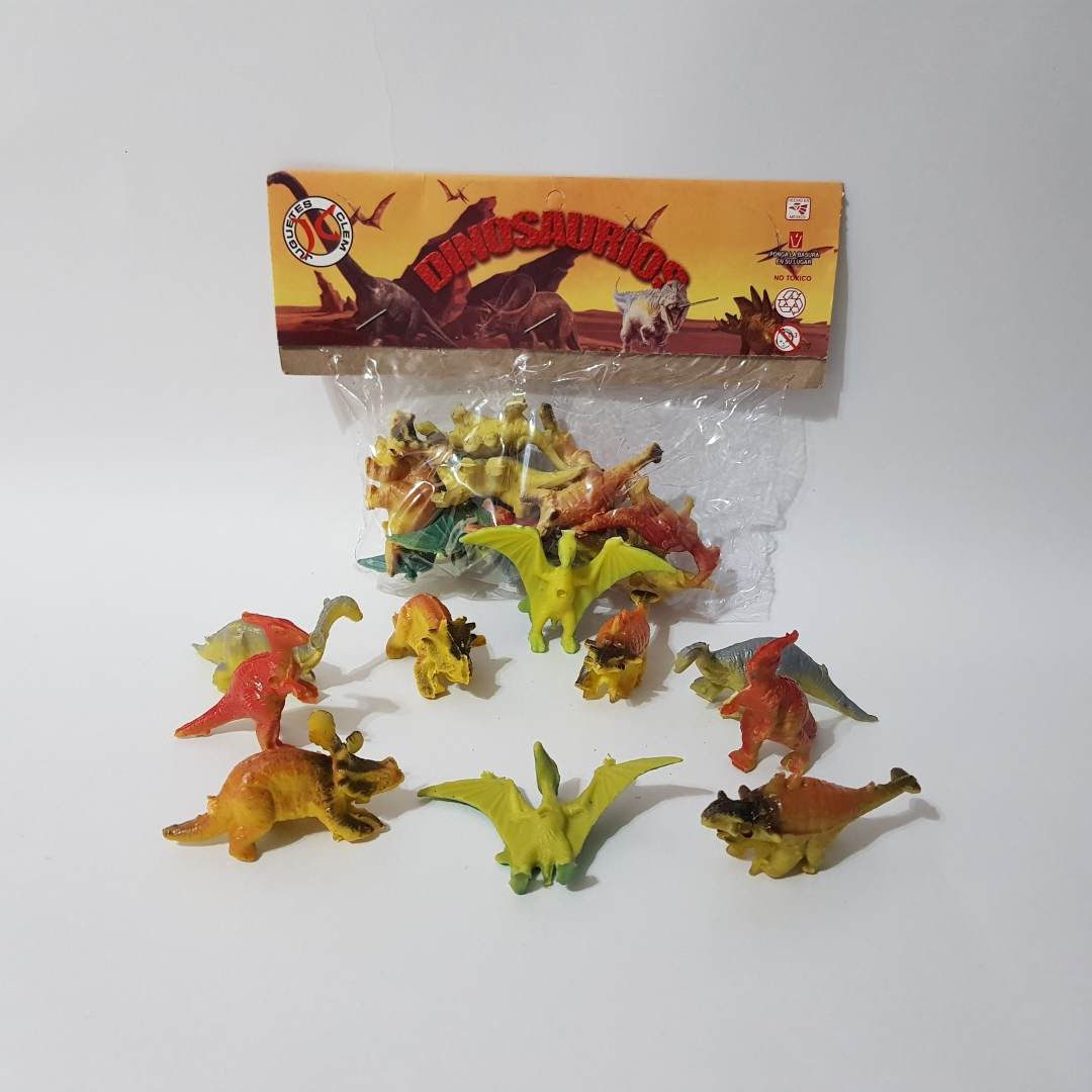 Maqueta semiprofesional dinosaurios bolsa con 10 pzas