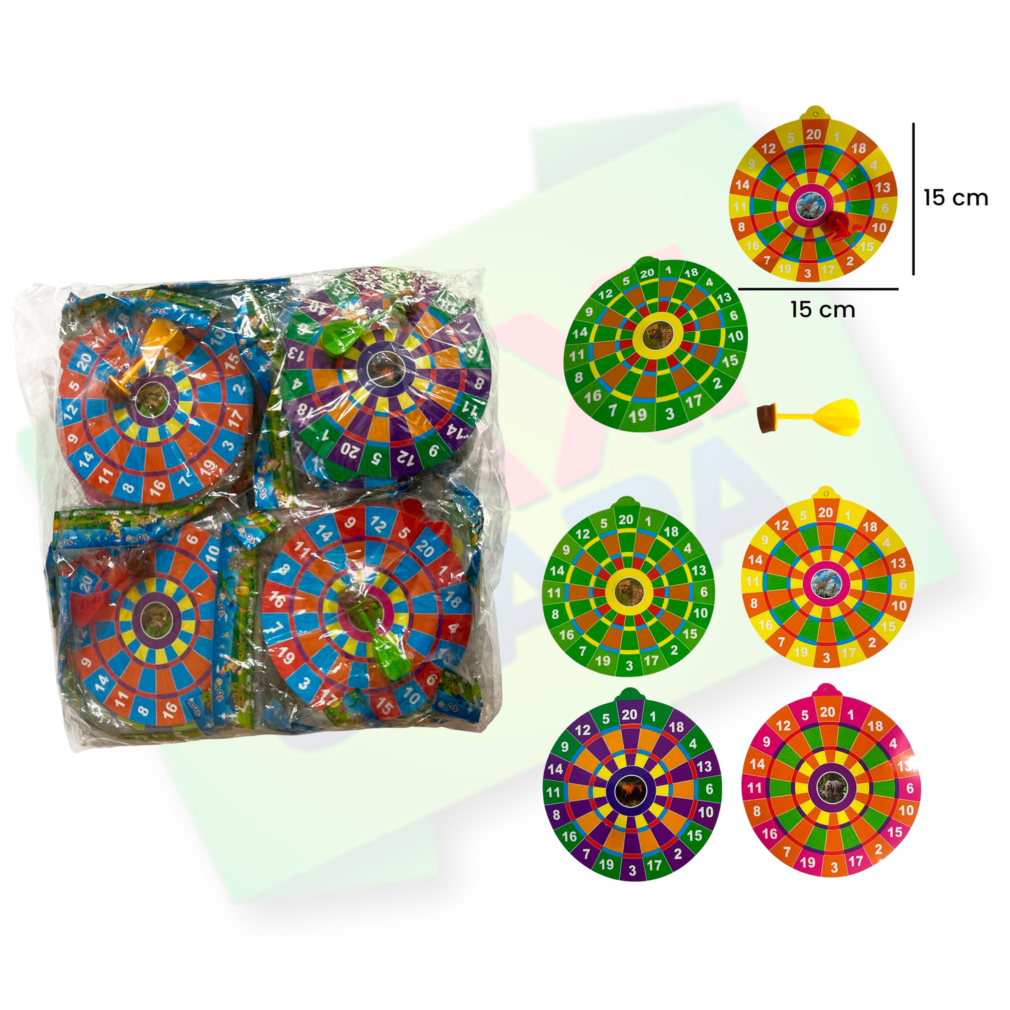 Tiro al blanco paq. 24 pzas