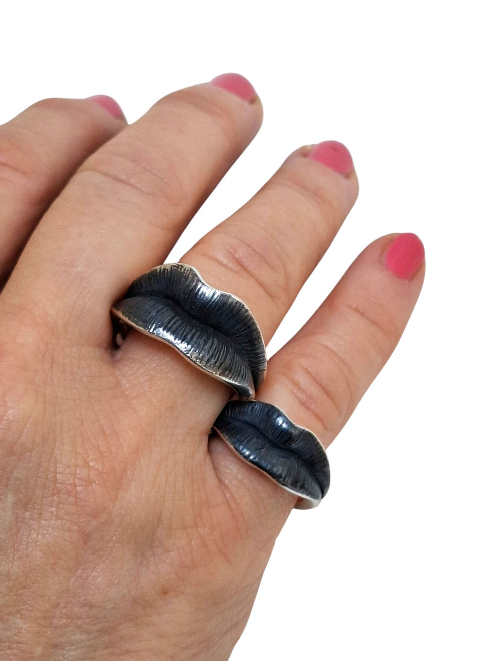 Miniatura: Anello Diva Kiss grande argento