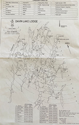 Davin Lake Map