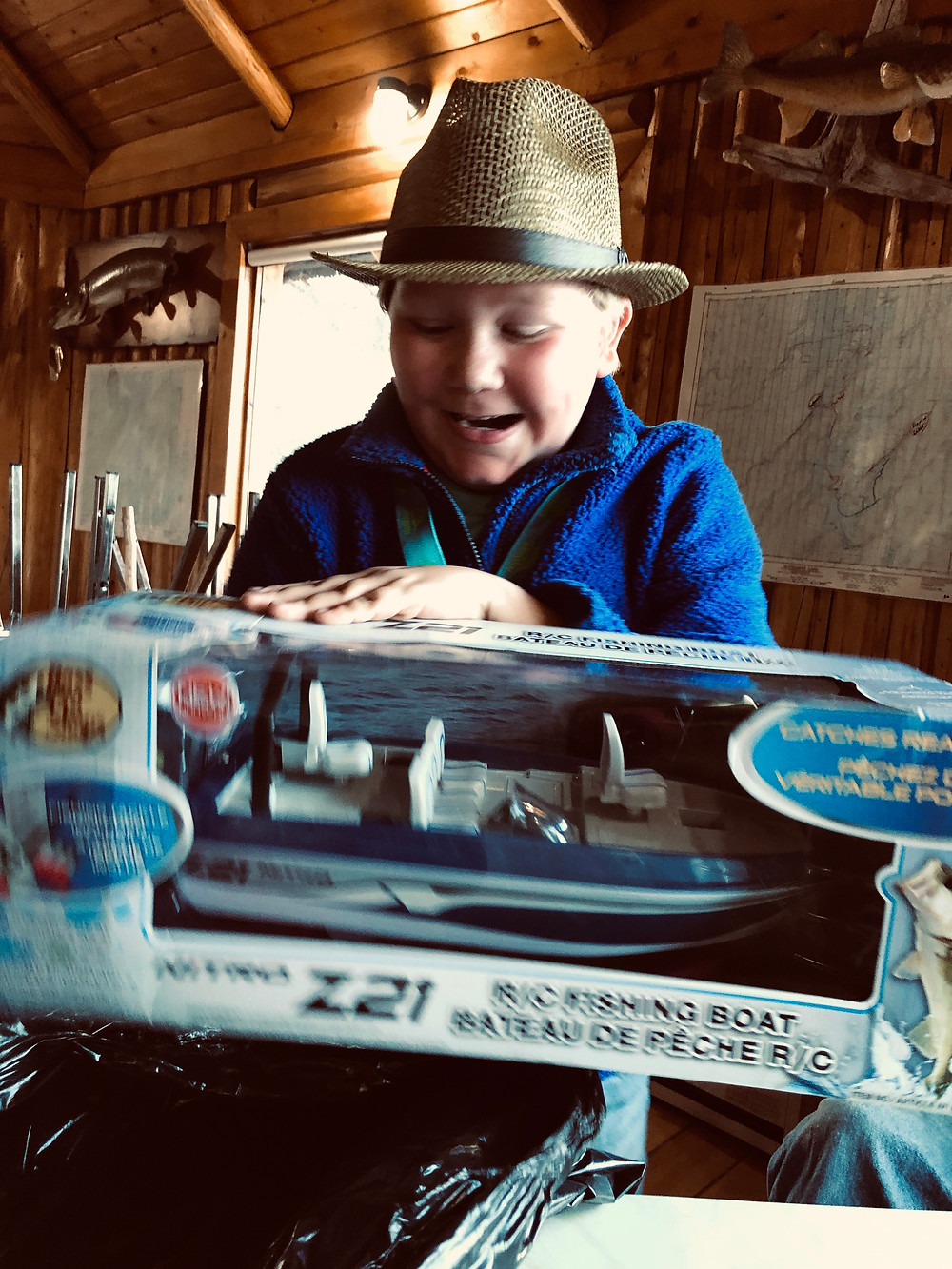 milo's birthday present...a defective rc from cabelas