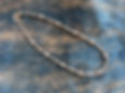 Oxidized Copper Pearl Necklace