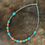Thumbnail: Sterling Apple Coral and Turquoise Necklace