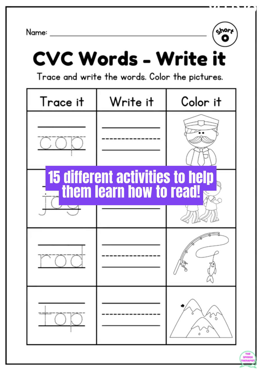 Thumbnail: Short O CVC Words Reading Pack