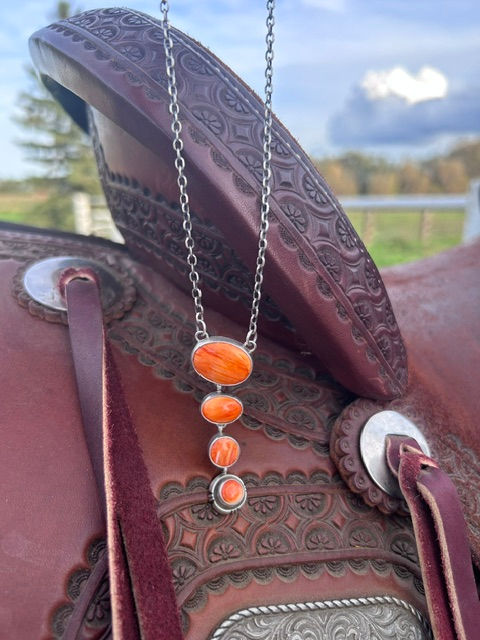 Orange Spiny Lariat