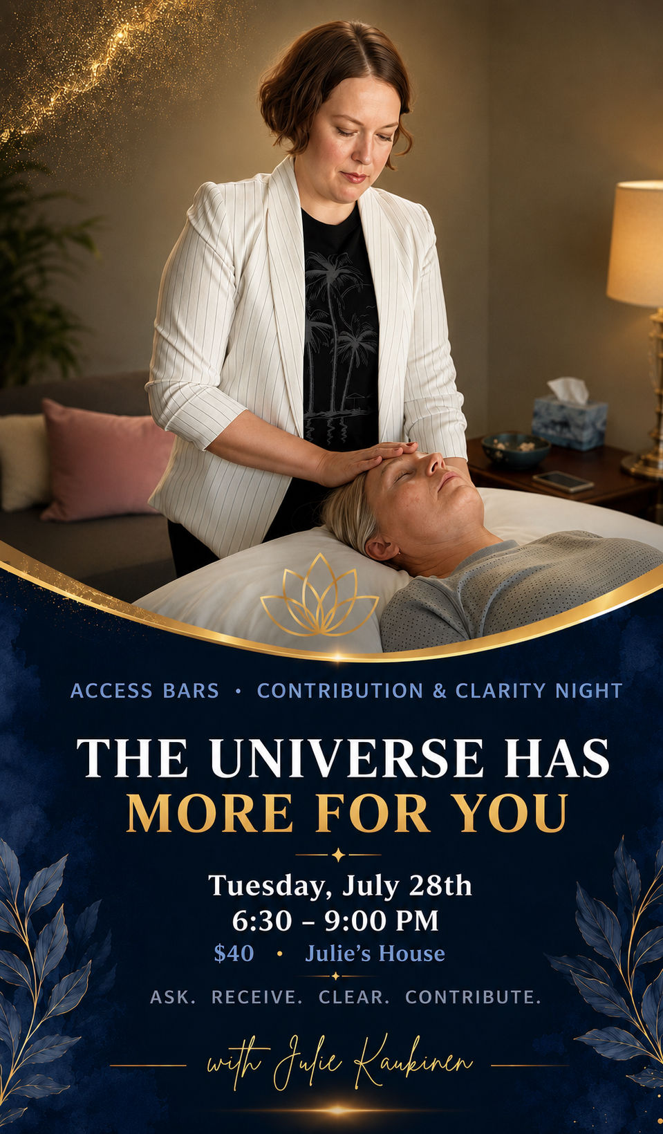 The Universe Has More For You: Bars trade-Contribution & Clarity Night
