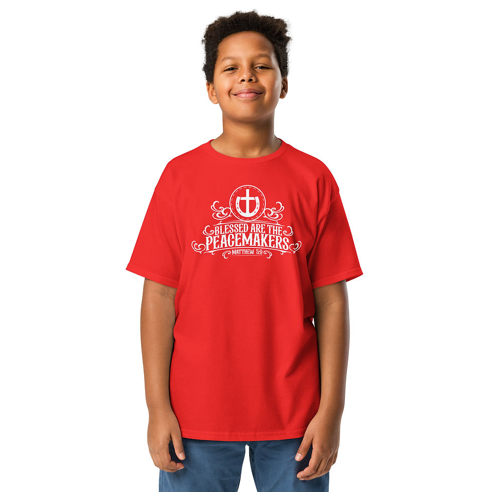 Thumbnail: Matthew 5:9 | Unisex Kids Classic T-shirt