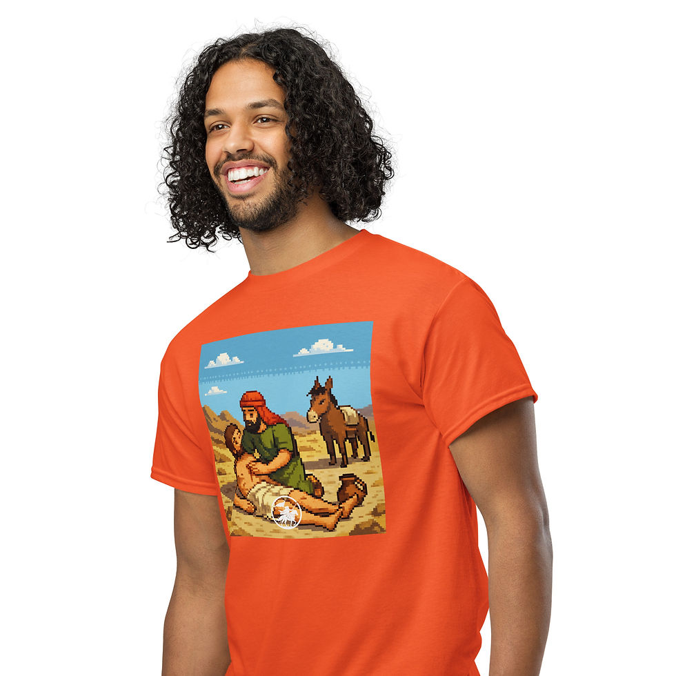 Thumbnail: The good Samaritan | DryBlend® tshirt