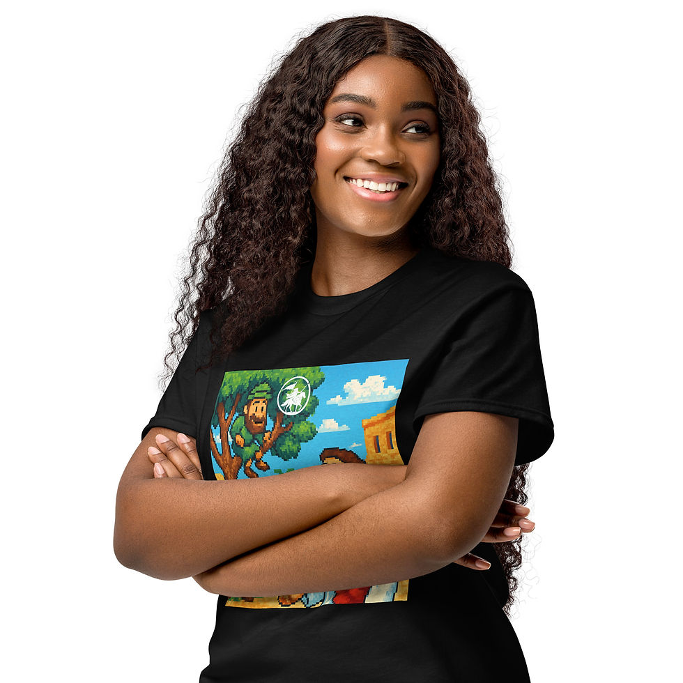 Thumbnail: Zacchaeus in Sycamore Tree | Camiseta DryBlend®