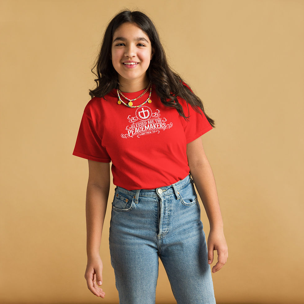 Thumbnail: Matthew 5:9 | Unisex Kids Classic T-shirt