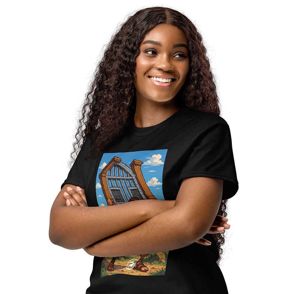 Thumbnail: Samson carrying city gates | DryBlend® t-shirts
