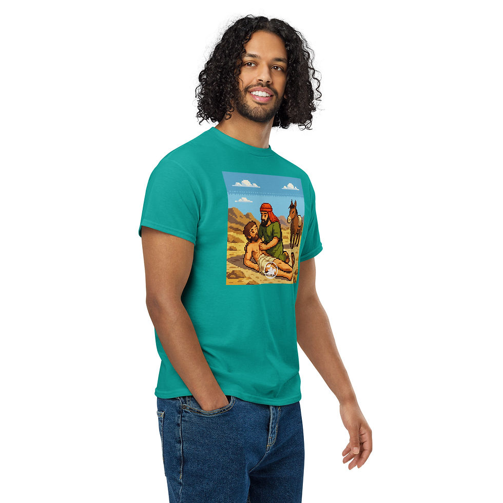 Thumbnail: The good Samaritan | DryBlend® tshirt