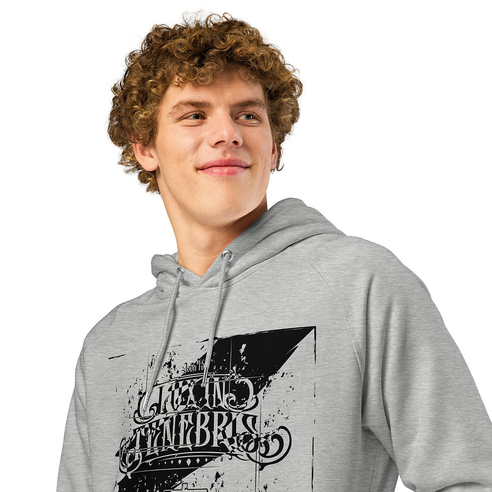 Thumbnail: Alternative Lux in Tenebris - Unisex organic hoodie with side pocket