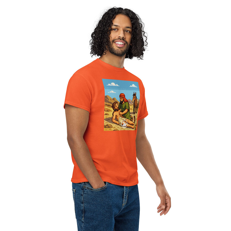 Thumbnail: The good Samaritan | DryBlend® tshirt
