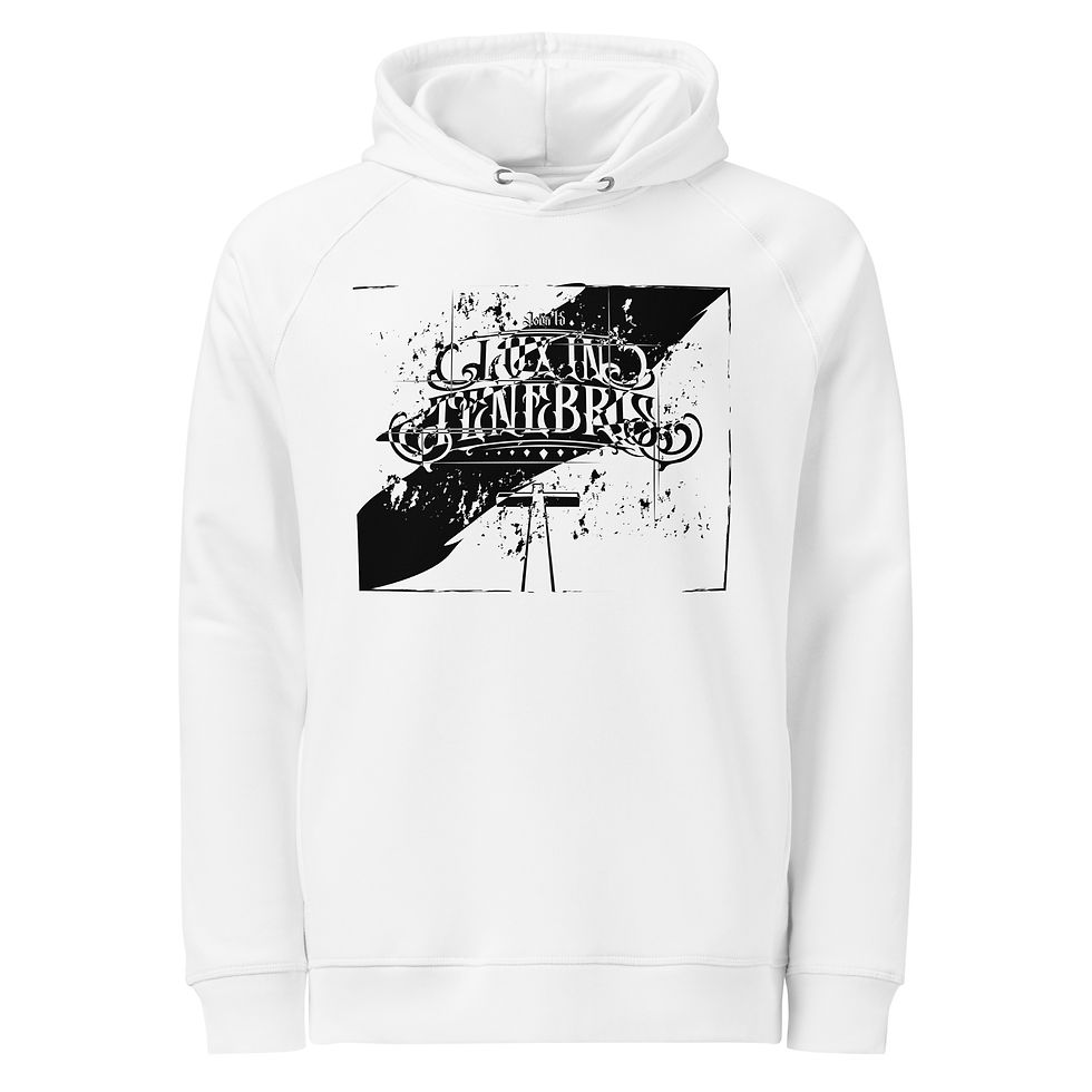 Thumbnail: Alternative Lux in Tenebris - Unisex organic hoodie with side pocket