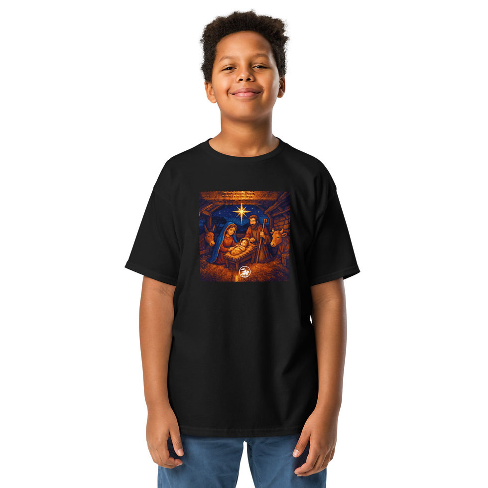 Thumbnail: Birth of Jesus | Unisex Kids Classic T-shirt