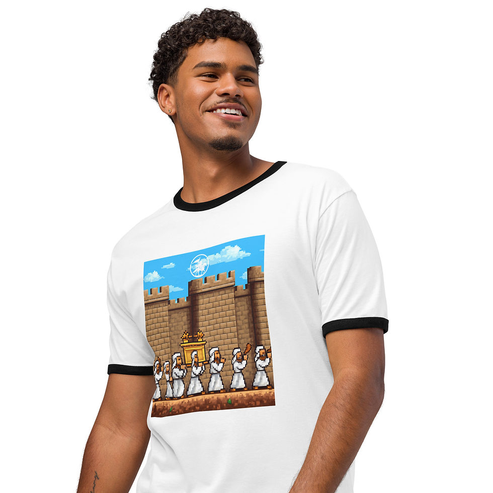 Thumbnail: The Ark of the Covenant | Unisex Ringer Tshirt