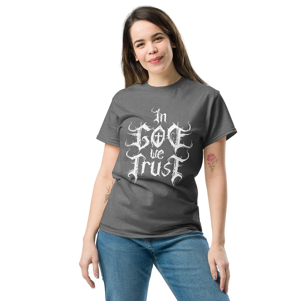 Thumbnail: In God We Trust (White) - Unisex Classic T-shirt