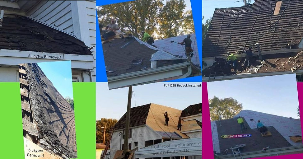 Full Roof Replacement South Fulton, TN