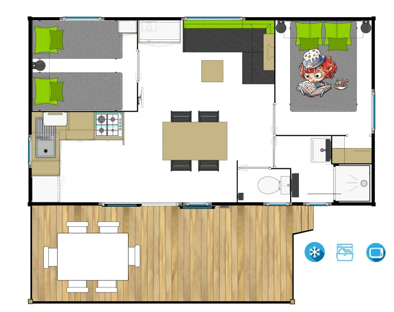 Plan mobil-home