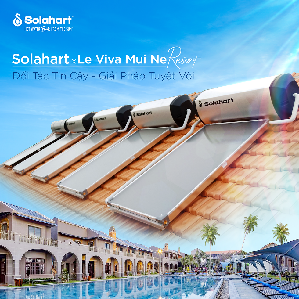 Solahart đồng hành cùng dự án Leviva Mui Ne