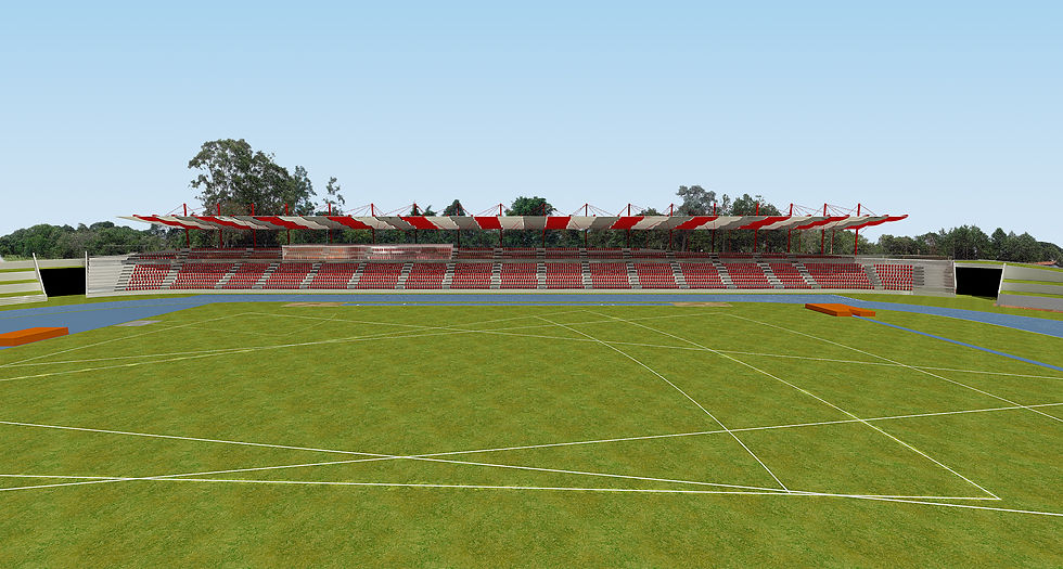 PISTA DE ATLETISMO E ARQUIBANCADA