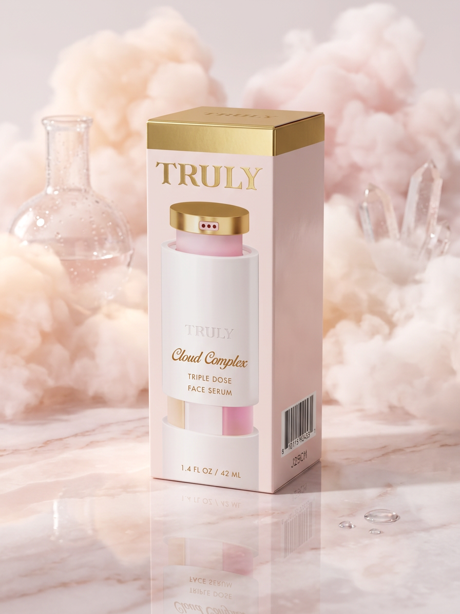 Truly Cloud Complex Triple Dose Face Serum Anti Aging Retinol Peptides 1.4oz NIB