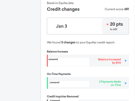 How many other Christians out there had their credit take a hit on Christmas?